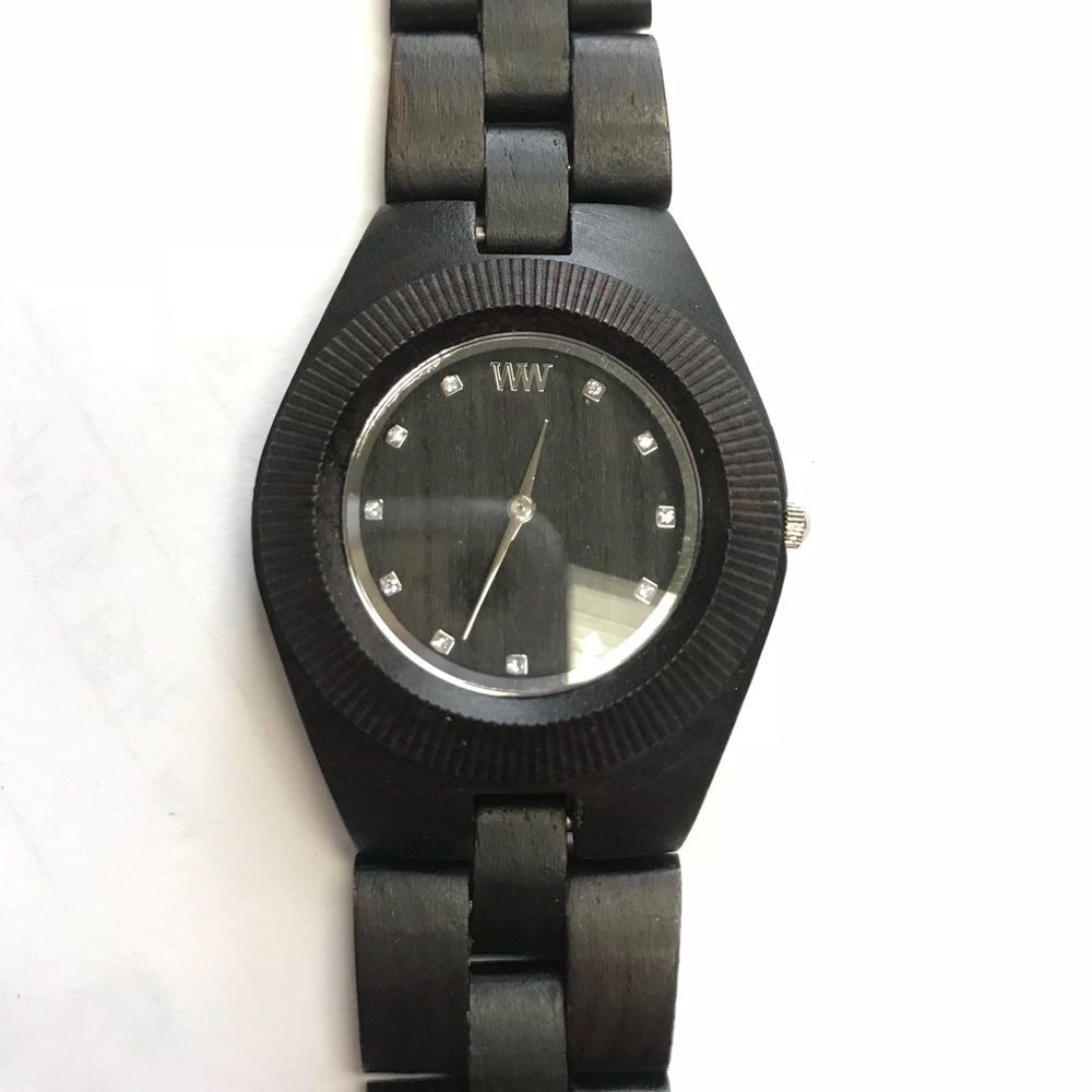 We Wood Crystal Black Watch